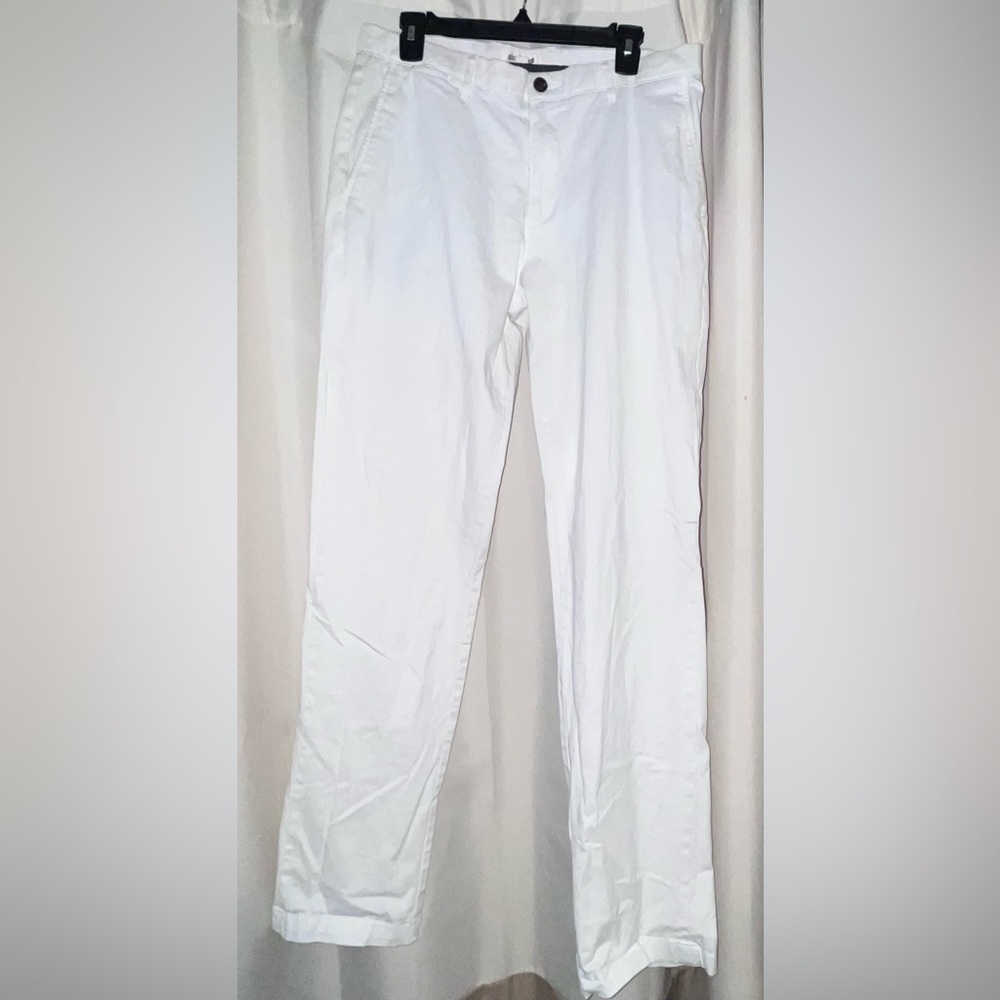 White casual pants
